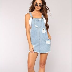 Fashion Nova Denim Jean Skirt